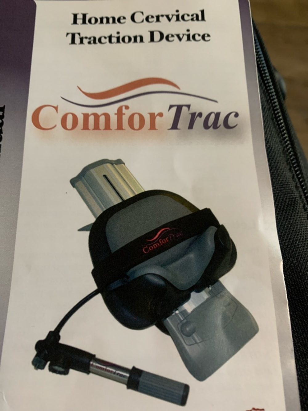 ComforTrac Home Cervical Traction Device - Black and Gray

NEW STILL IN PLASTIC!